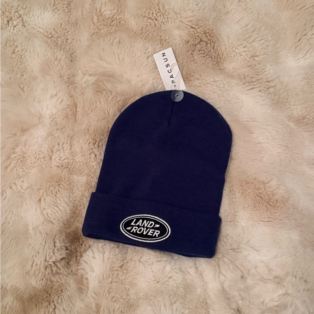 PacSun Land Rover Dark Blue Beanie - Picture 2 of 3
